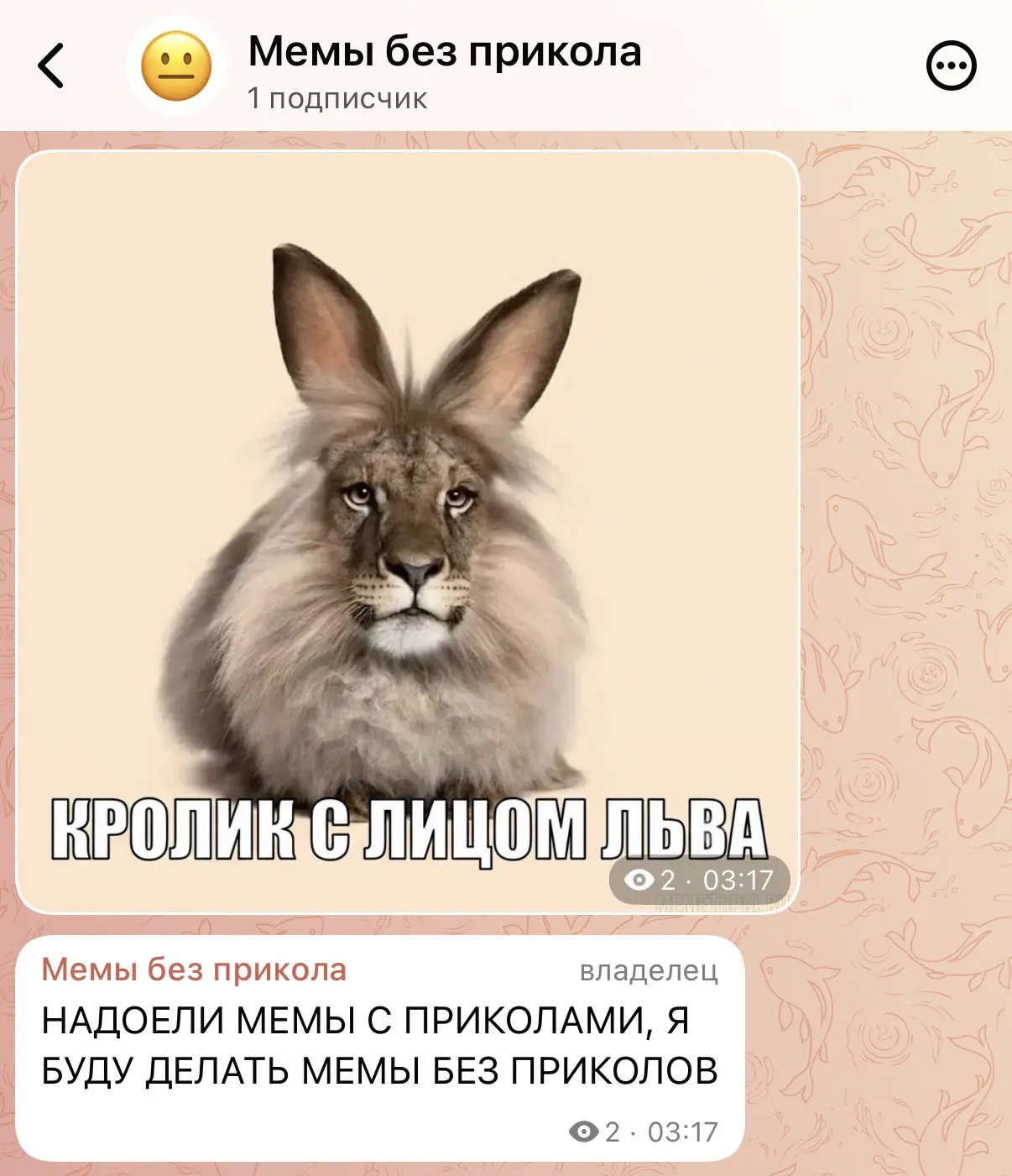 Изображение из сообщения канала