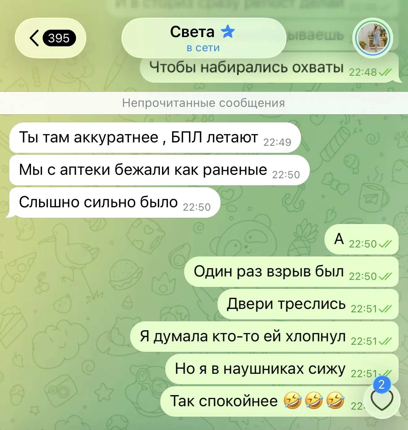 Изображение из сообщения канала