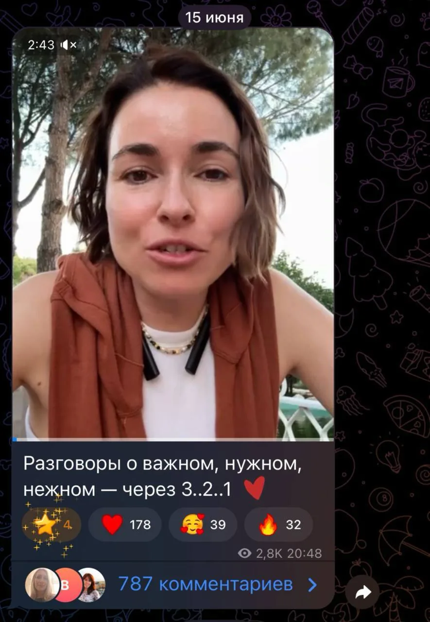 Изображение из сообщения канала