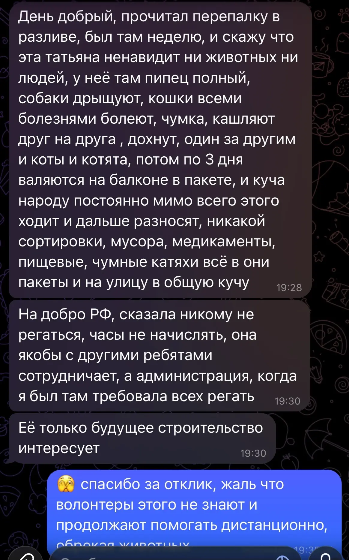 Изображение из сообщения канала