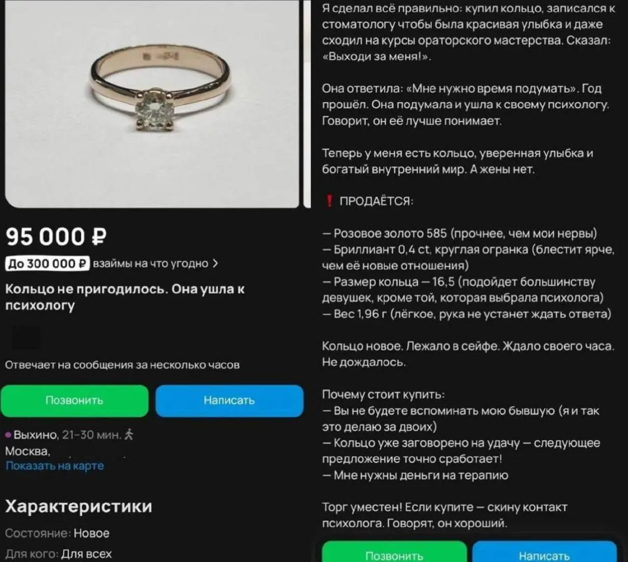 Изображение из сообщения канала