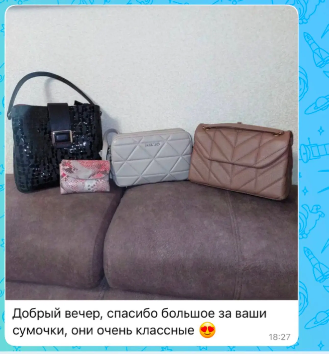 Изображение из сообщения канала