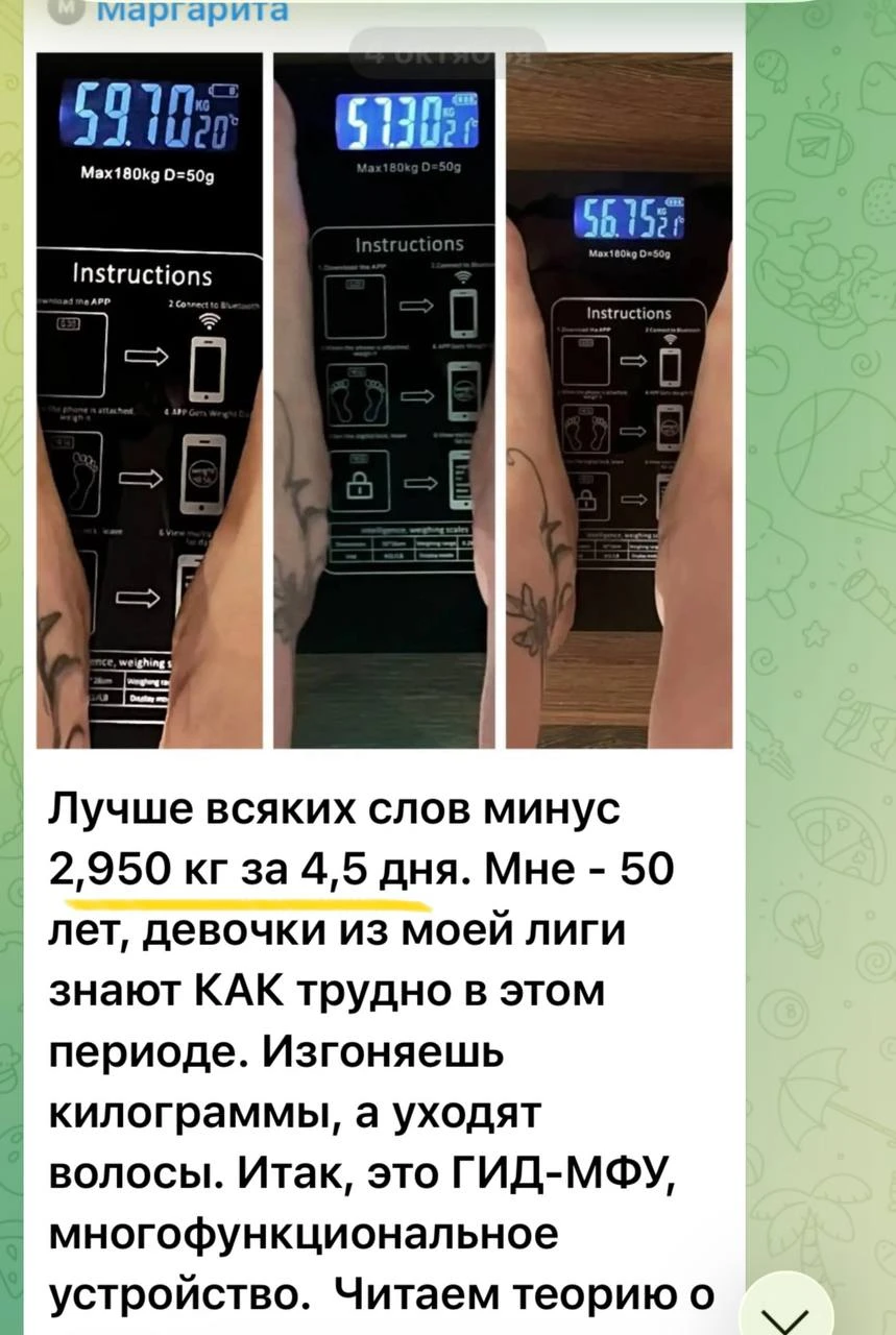 Изображение из сообщения канала