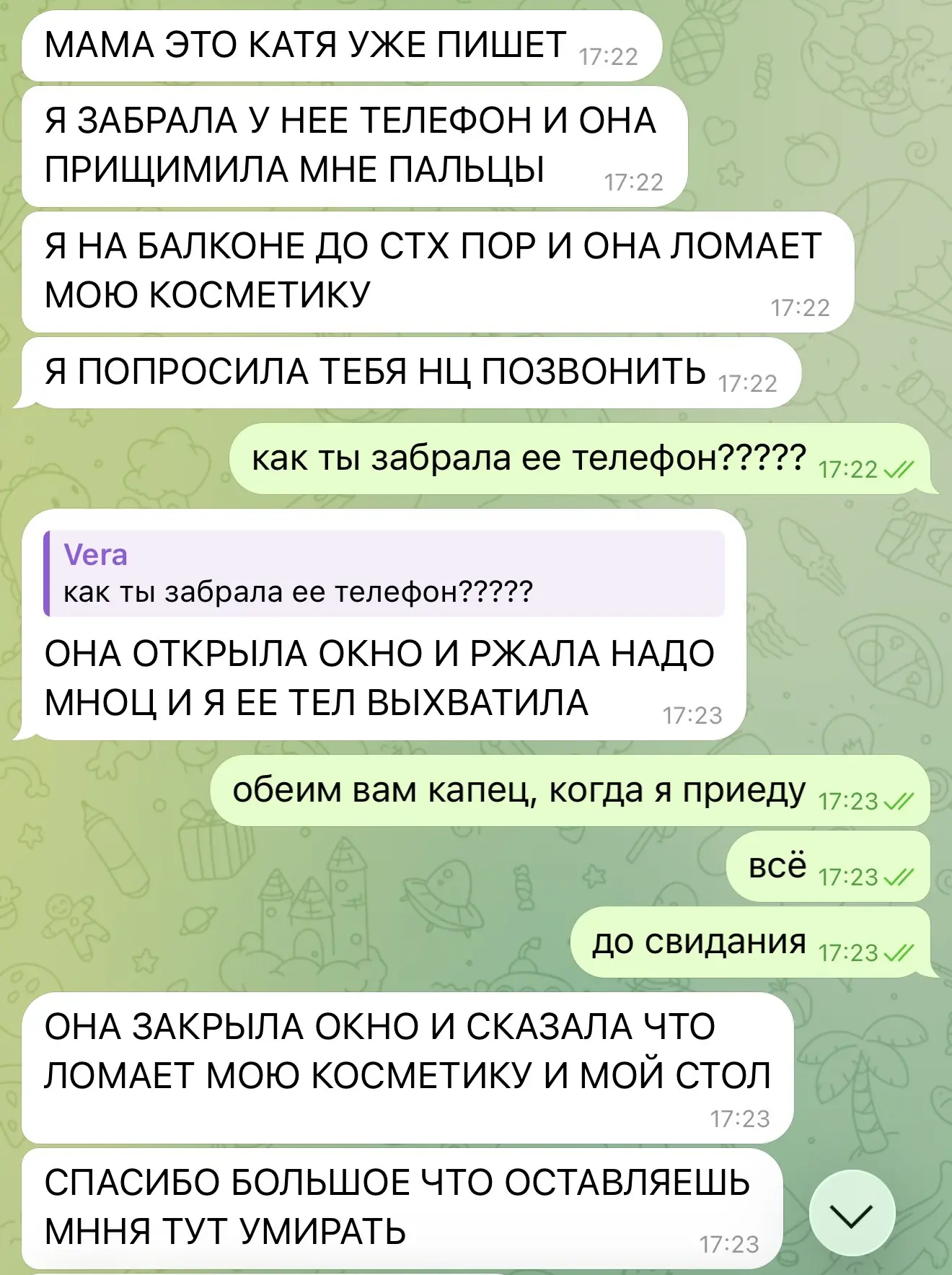 Изображение из сообщения канала