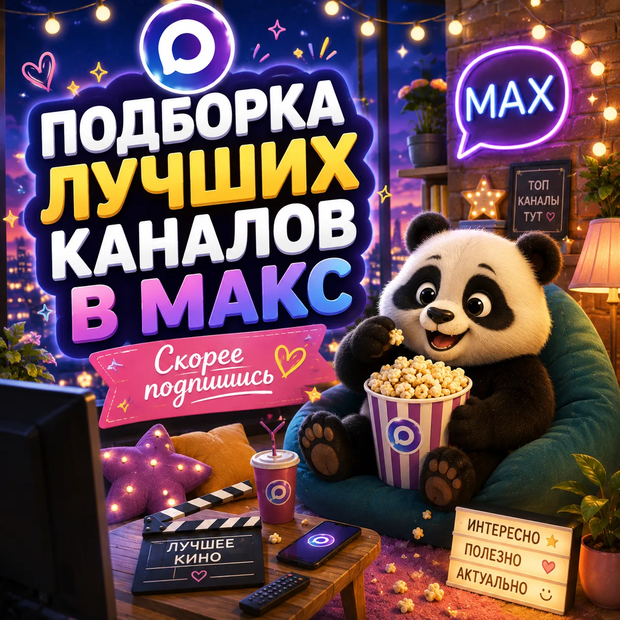 Изображение из сообщения канала