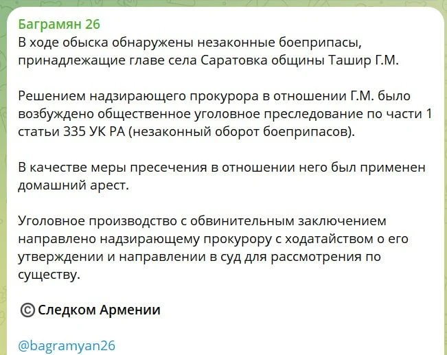 Изображение из сообщения канала