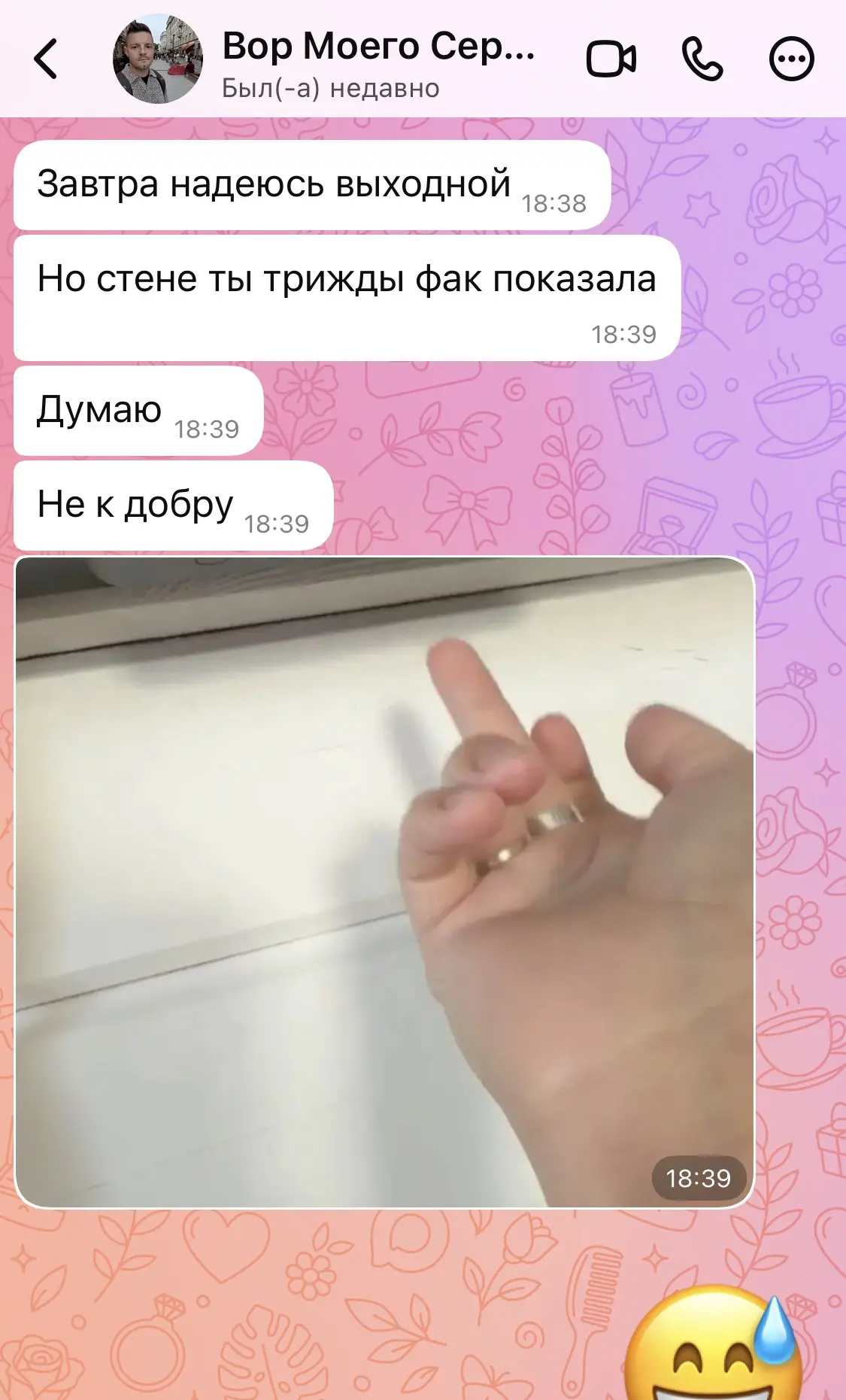 Изображение из сообщения канала