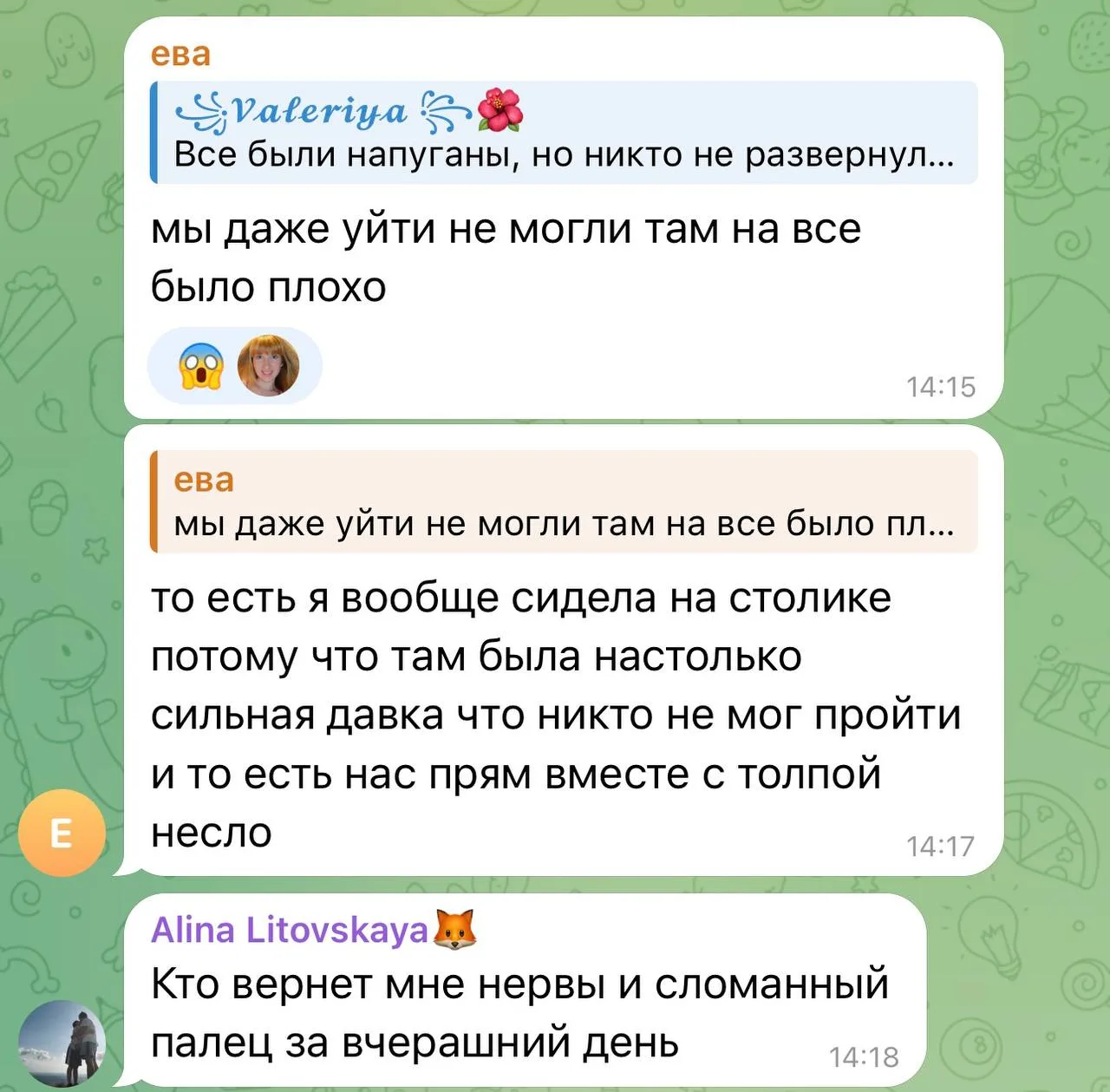 Изображение из сообщения канала