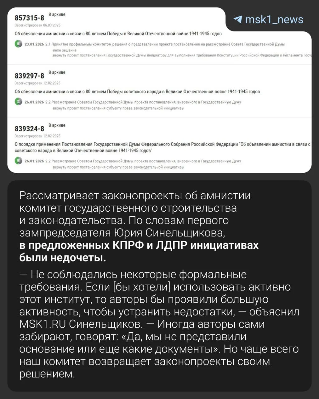 Изображение из сообщения канала