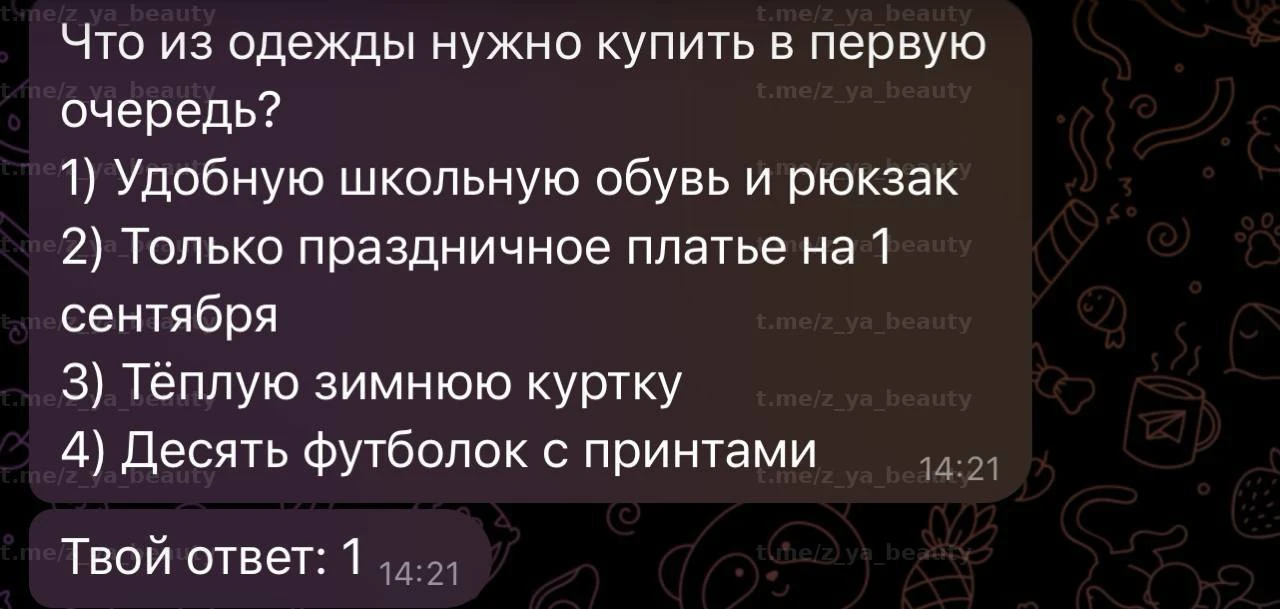 Изображение из сообщения канала