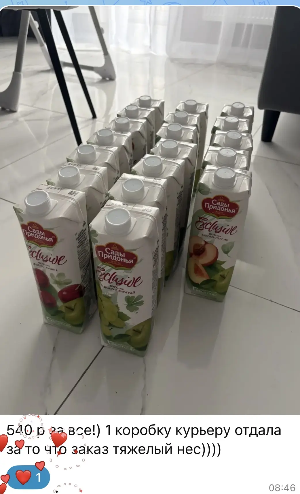 Изображение из сообщения канала