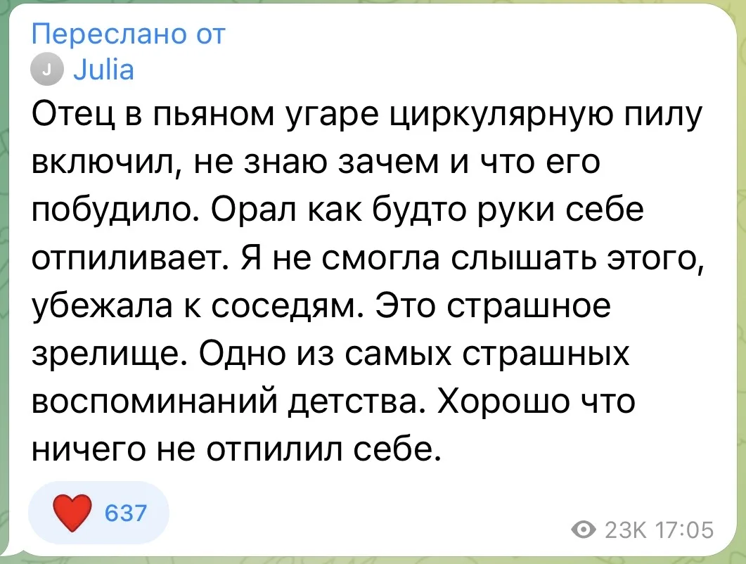 Изображение из сообщения канала