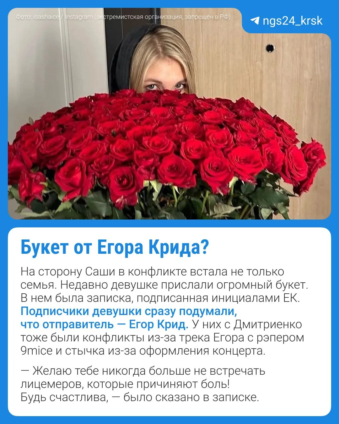 Изображение из сообщения канала