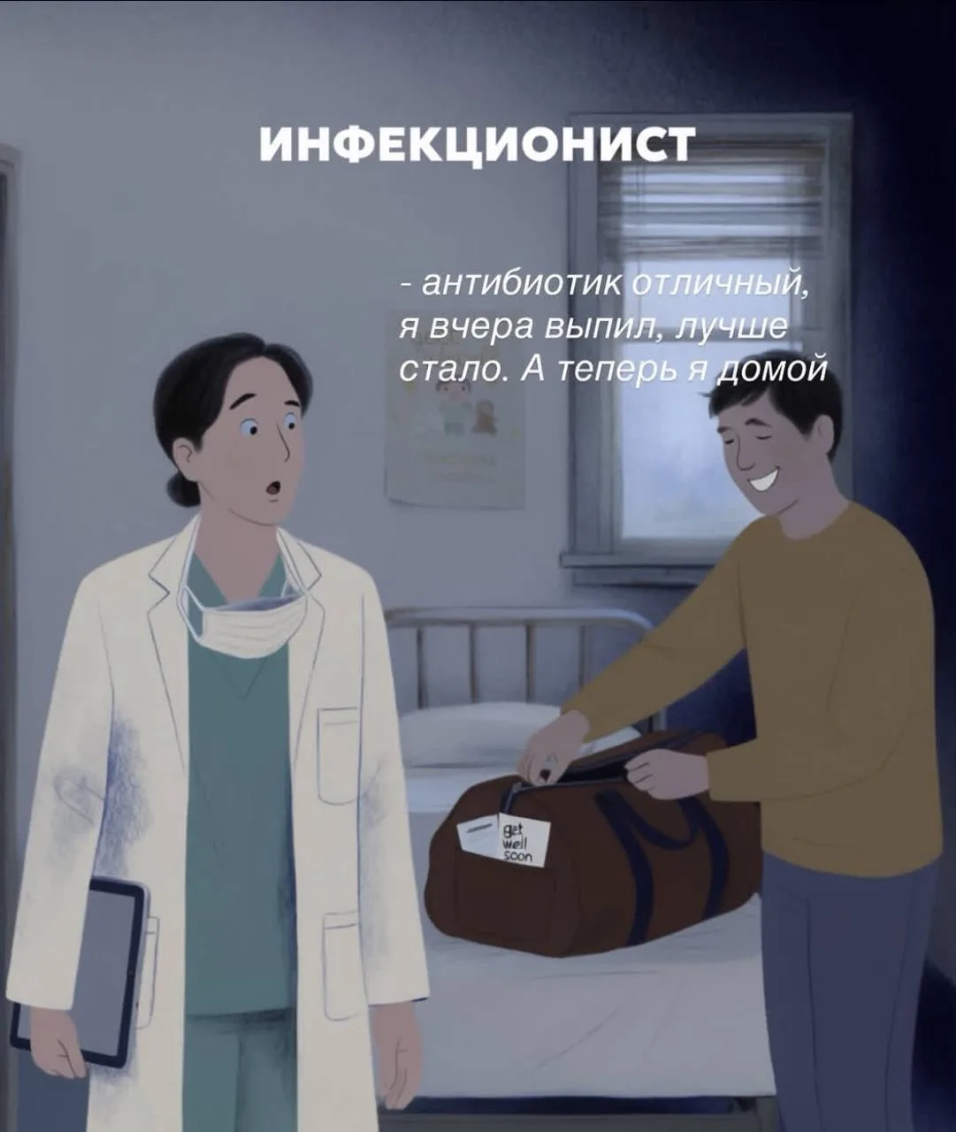 Изображение из сообщения канала