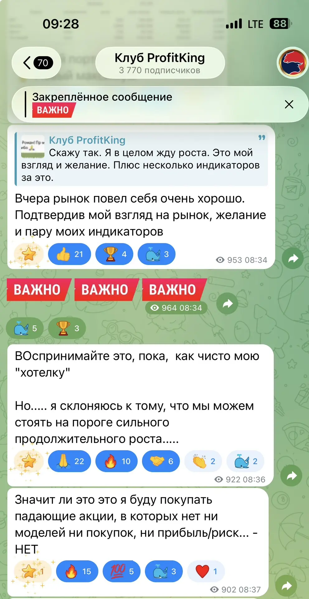 Изображение из сообщения канала
