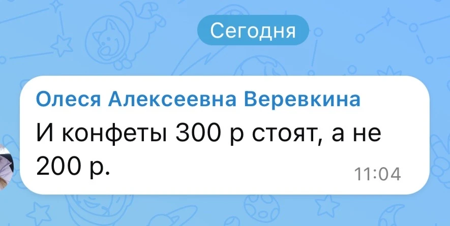 Изображение из сообщения канала