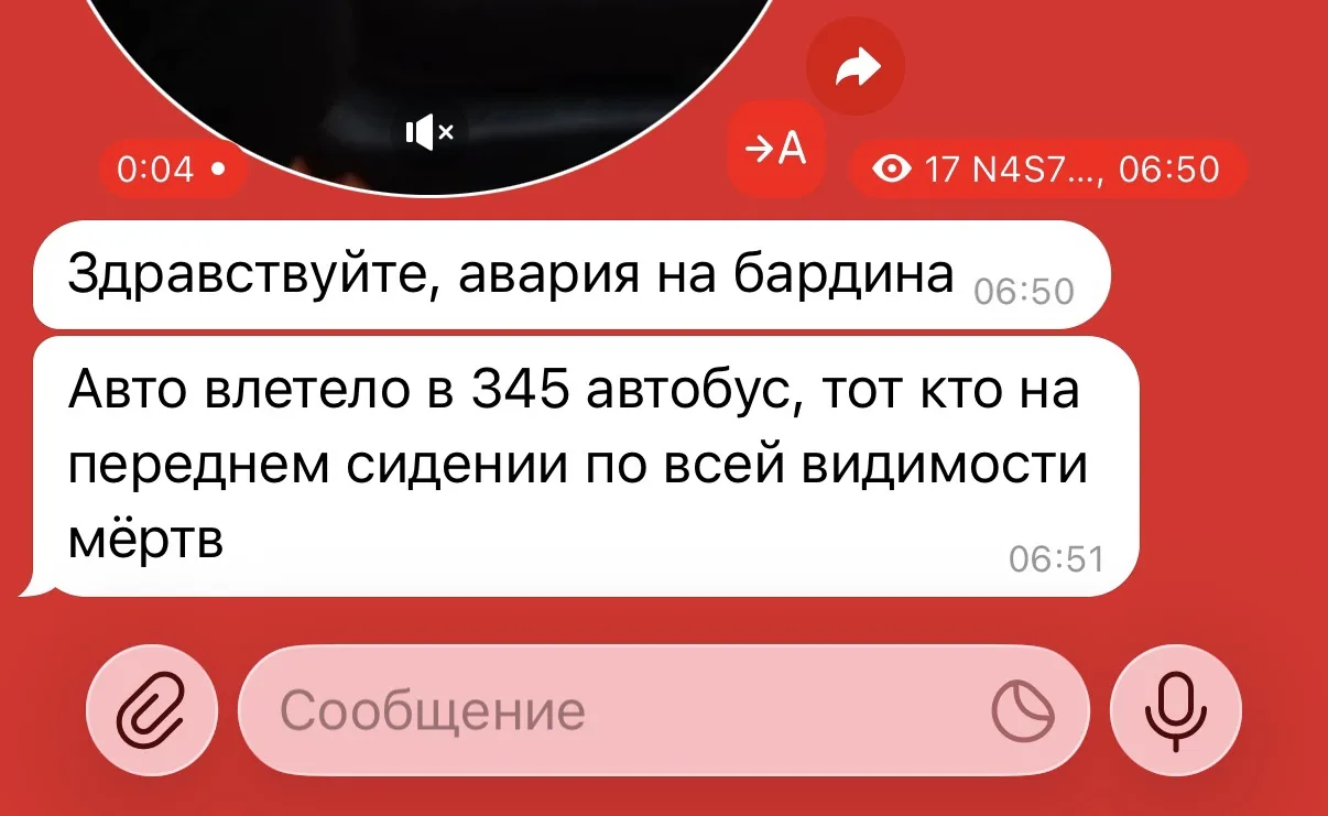Изображение из сообщения канала