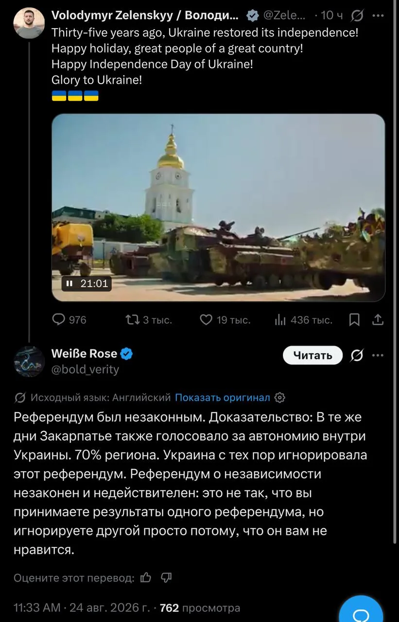 Изображение из сообщения канала