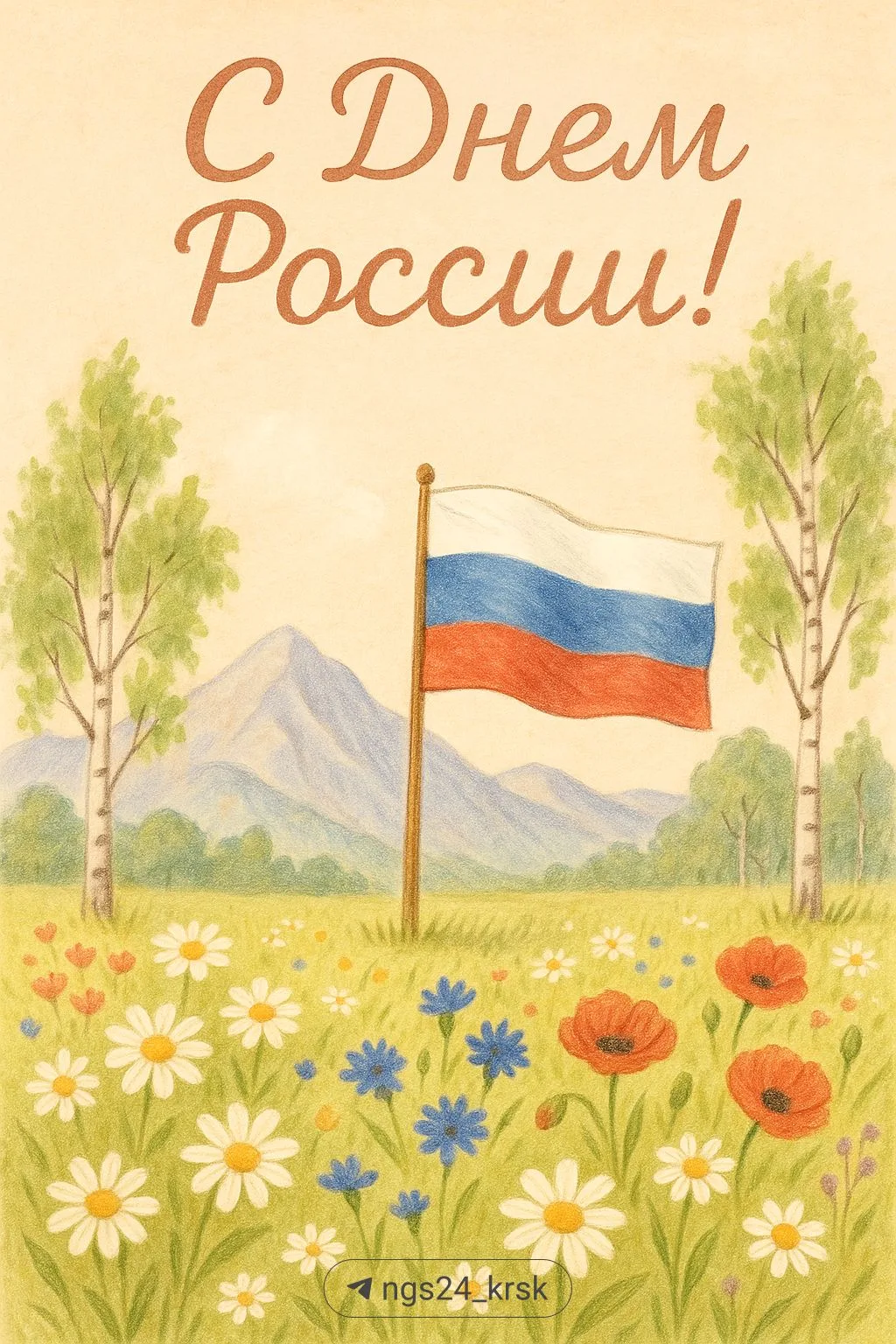 Изображение из сообщения канала
