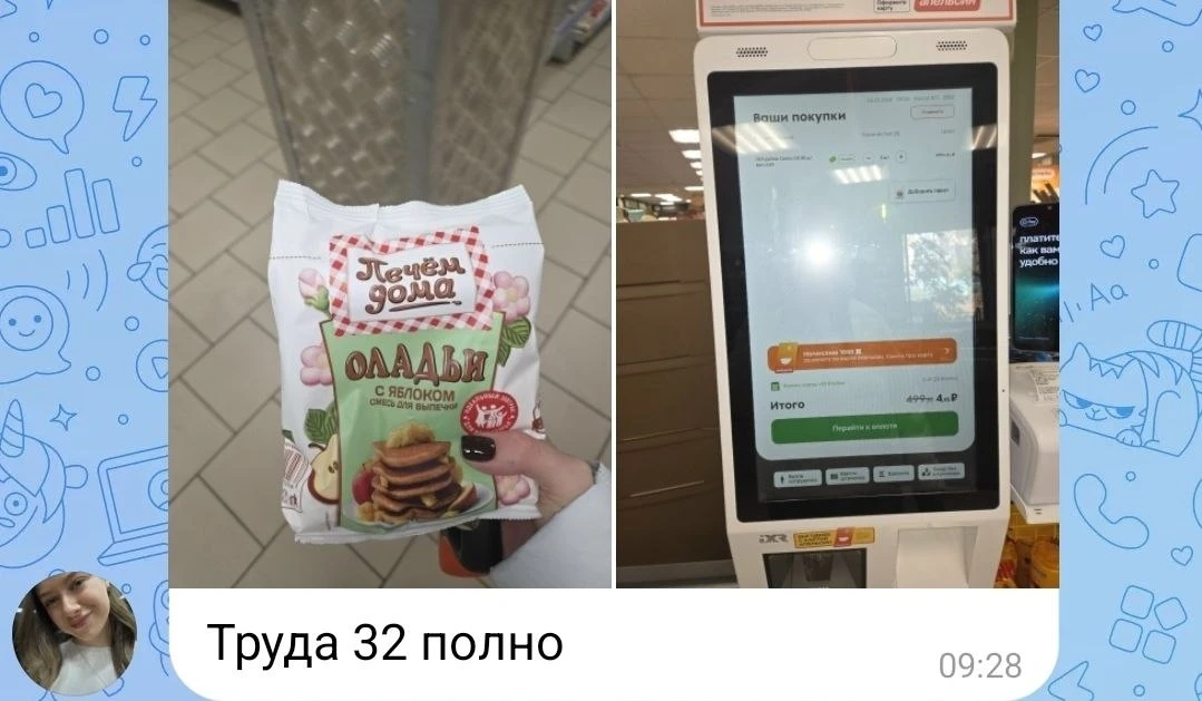 Изображение из сообщения канала