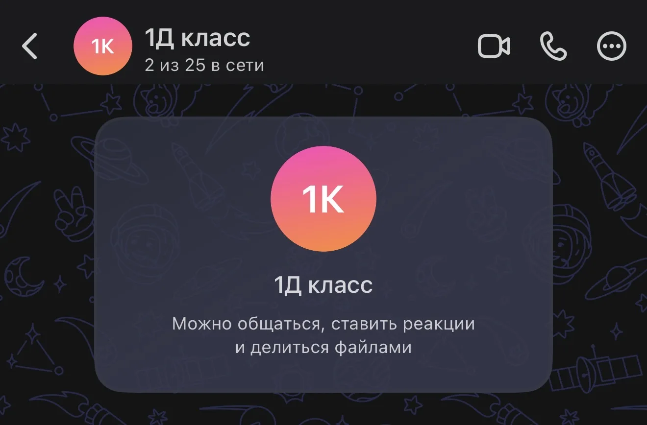 Изображение из сообщения канала