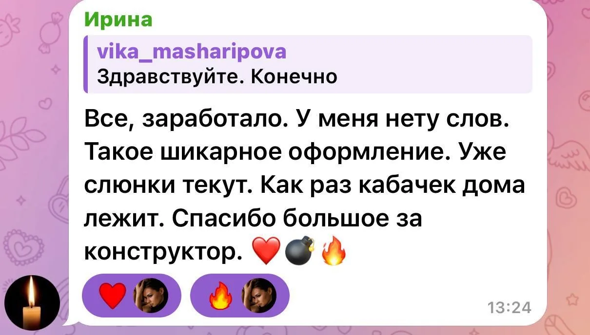 Изображение из сообщения канала
