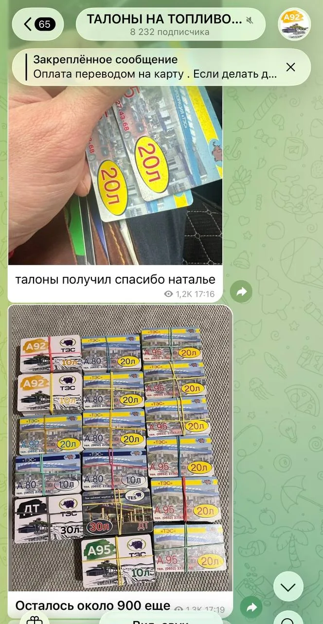 Изображение из сообщения канала