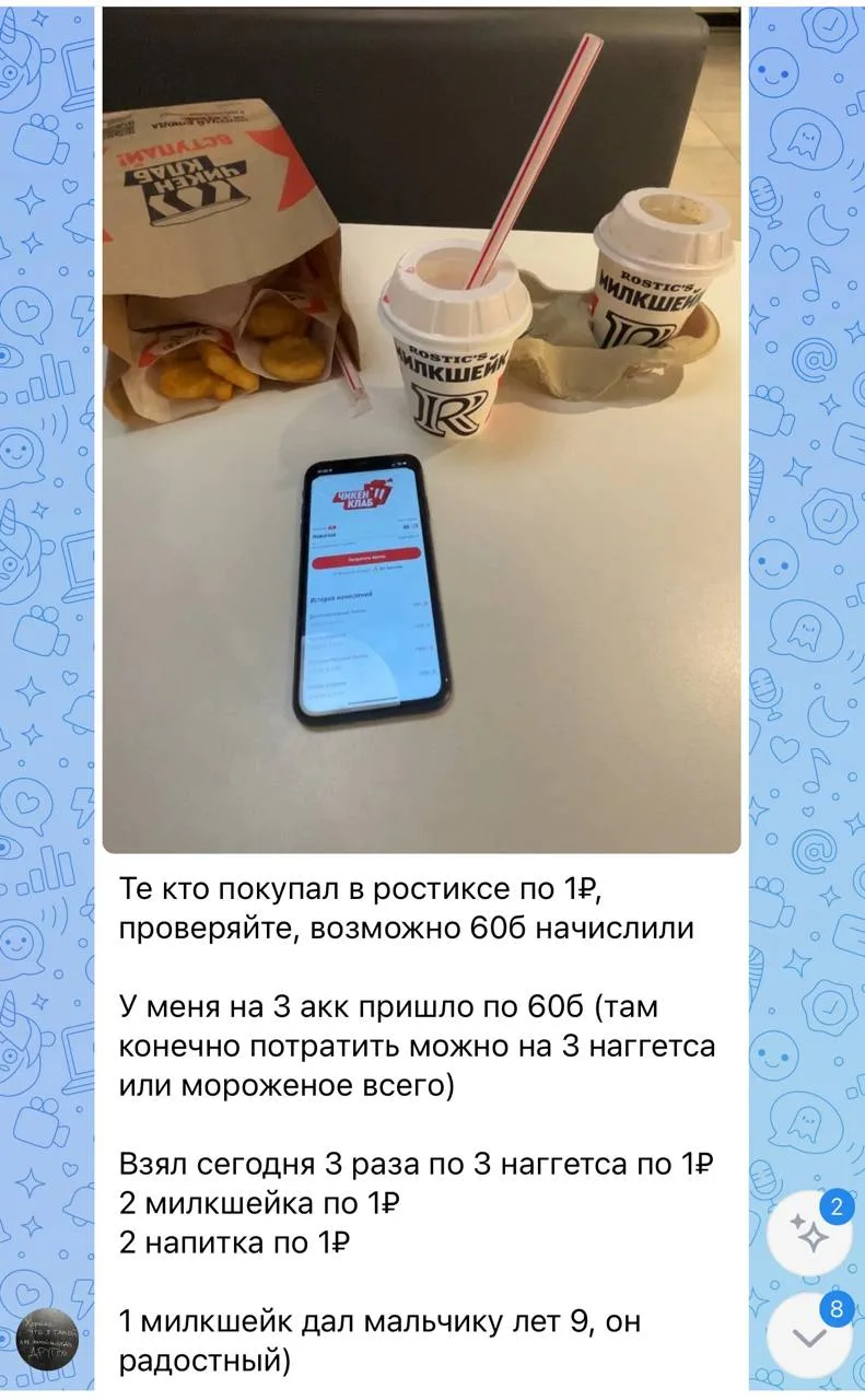 Изображение из сообщения канала