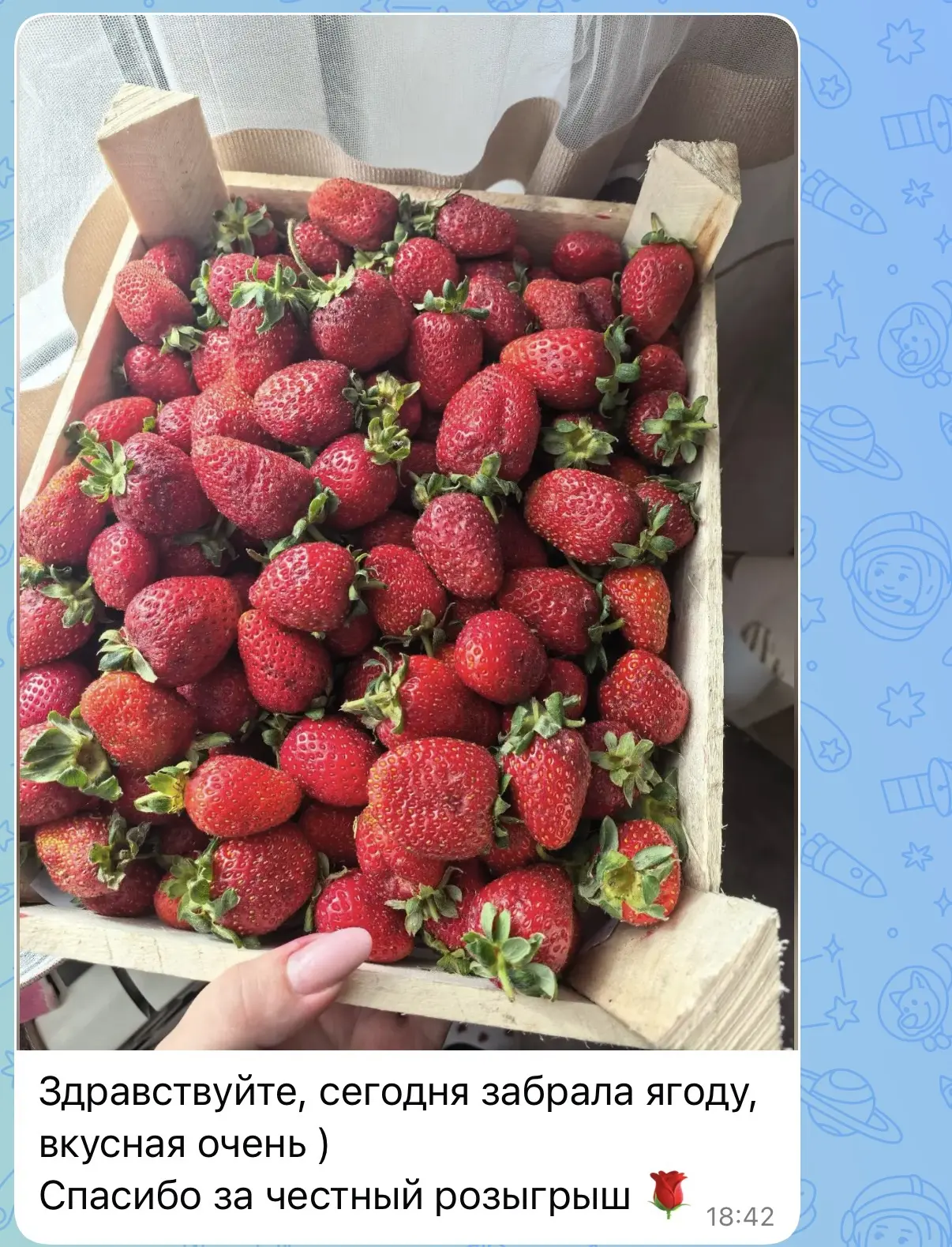Изображение из сообщения канала