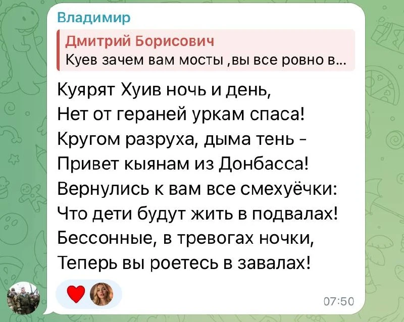 Изображение из сообщения канала