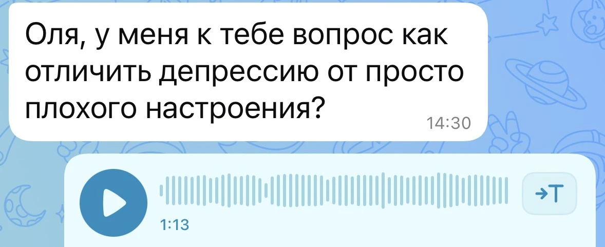 Изображение из сообщения канала