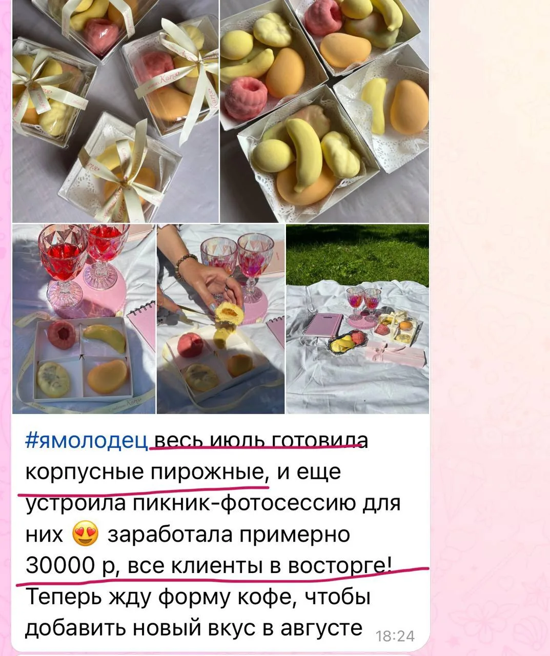 Изображение из сообщения канала