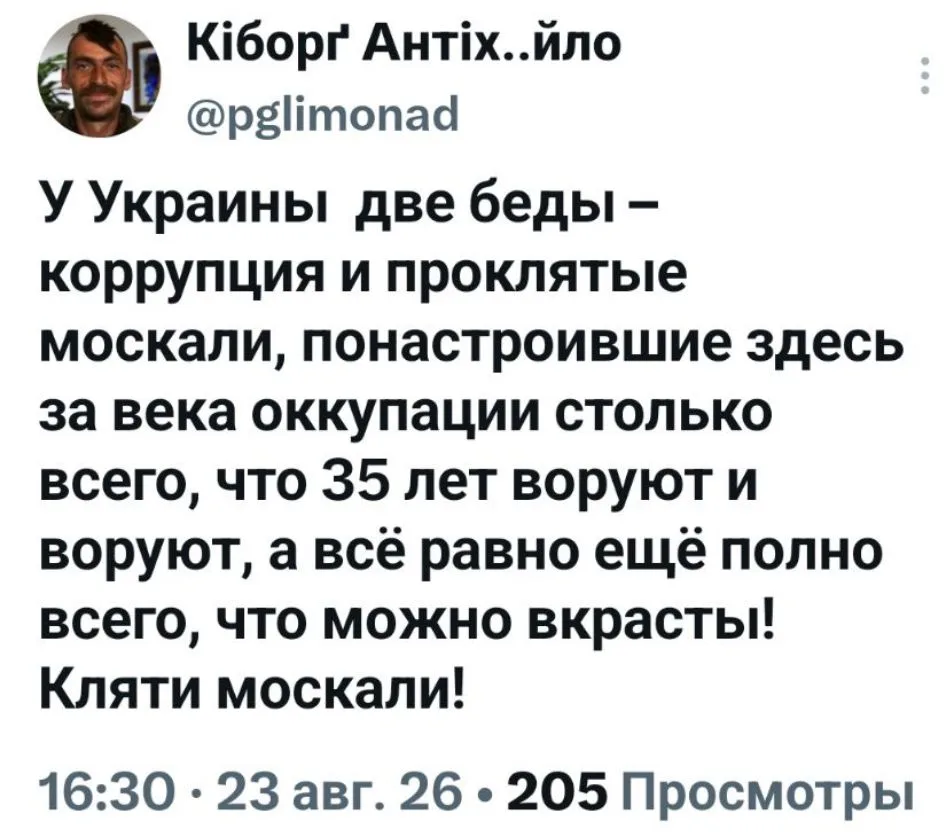 Изображение из сообщения канала