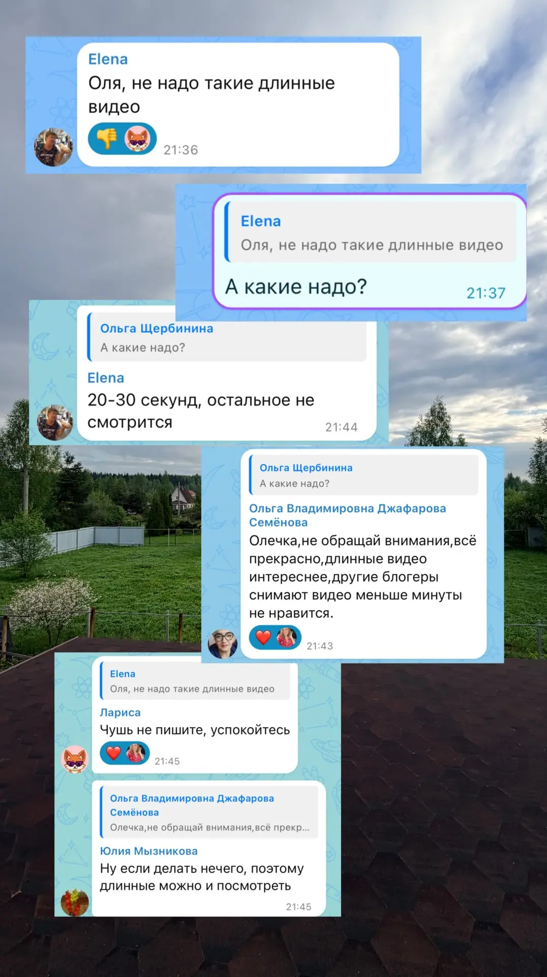 Изображение из сообщения канала