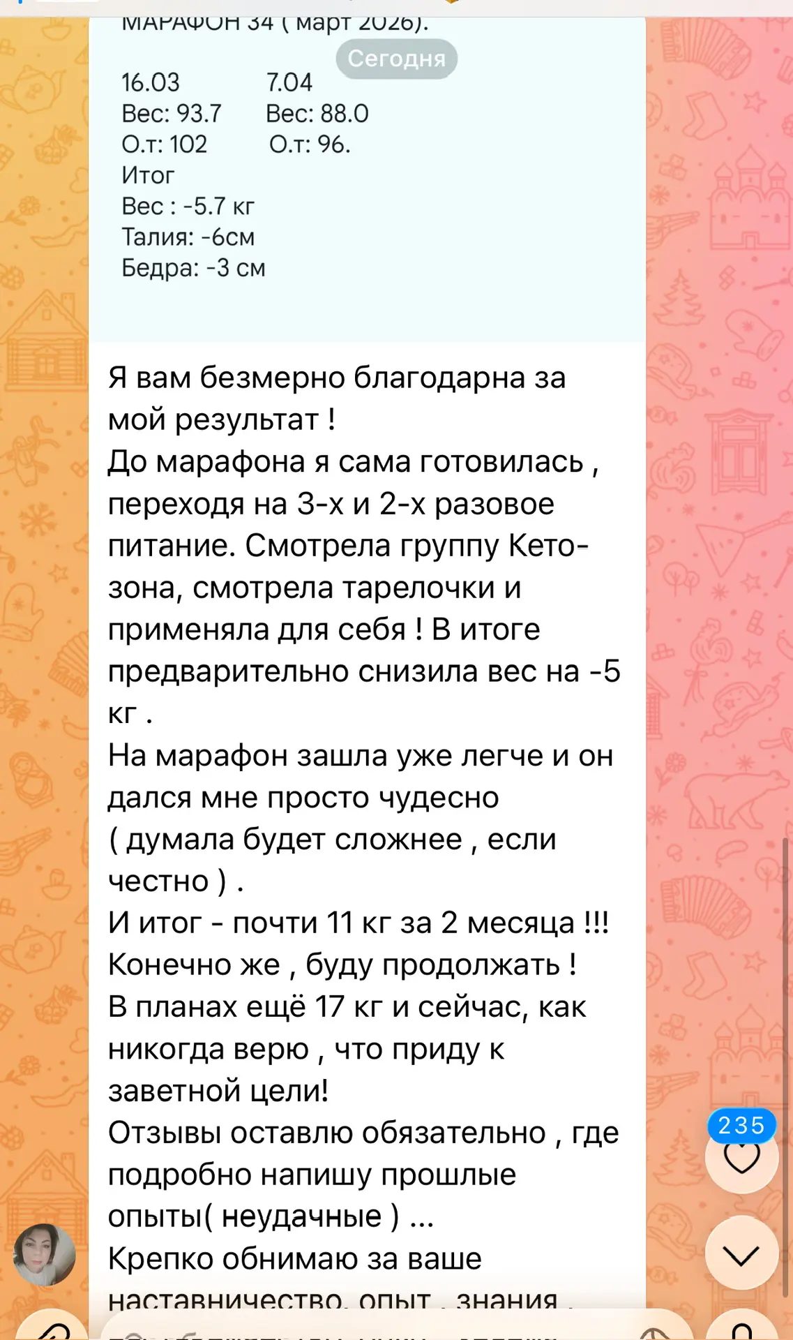 Изображение из сообщения канала