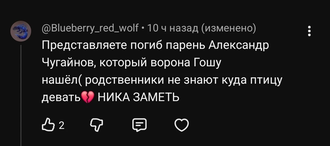 Изображение из сообщения канала