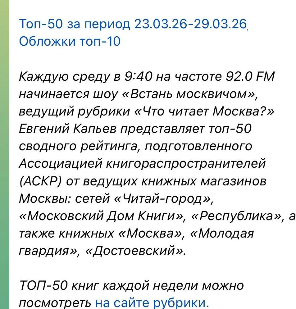 Изображение из сообщения канала