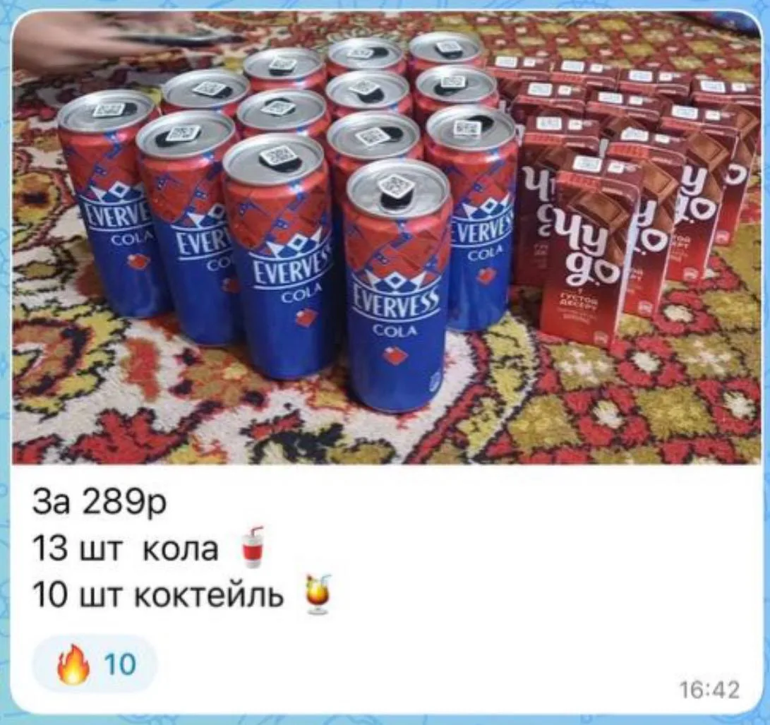 Изображение из сообщения канала