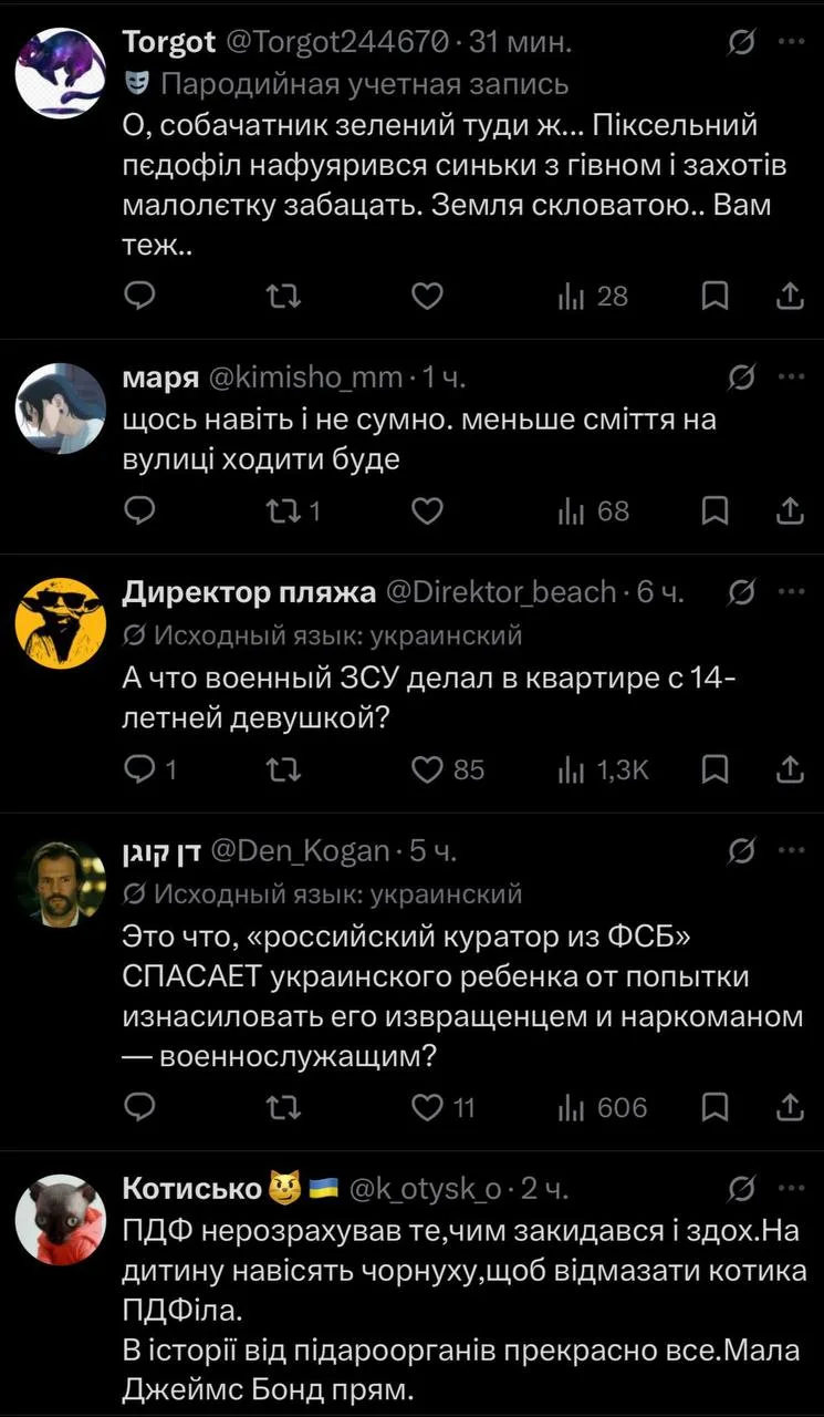 Изображение из сообщения канала