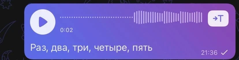 Изображение из сообщения канала