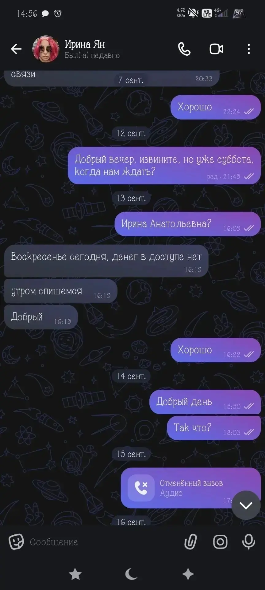 Изображение из сообщения канала