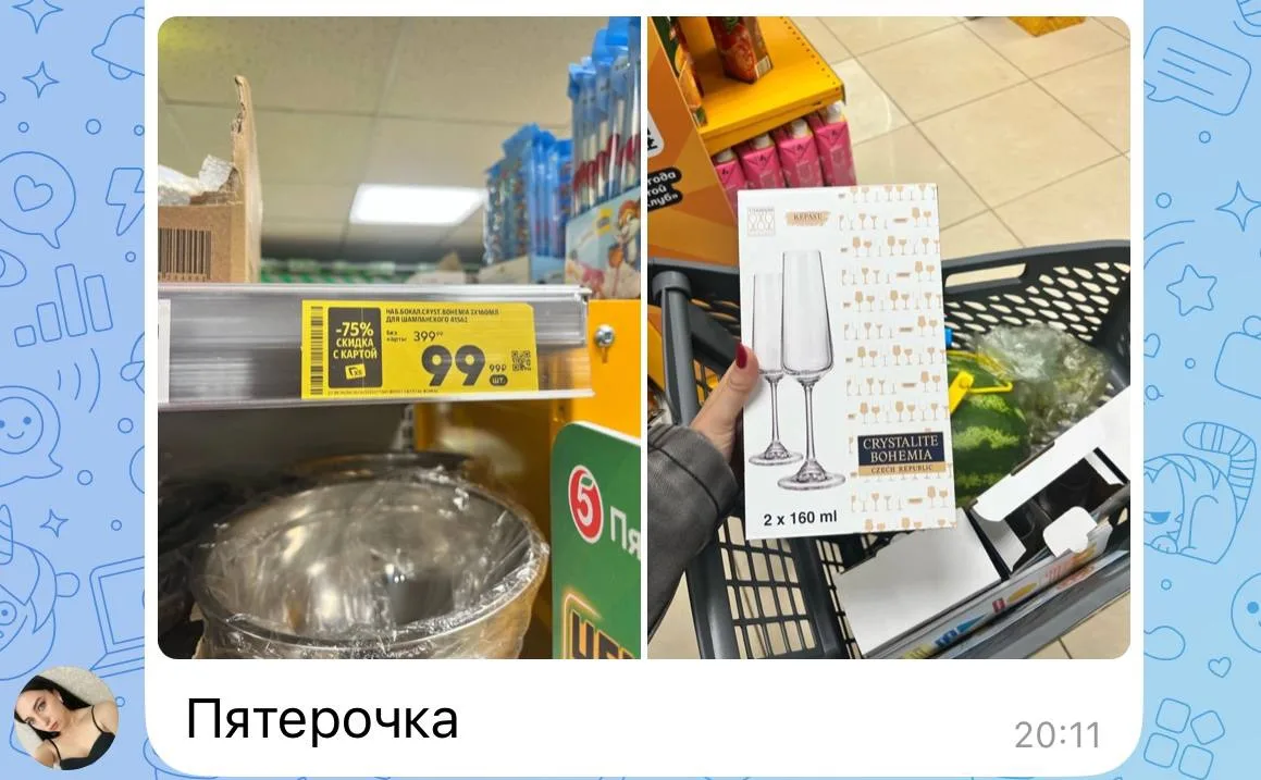 Изображение из сообщения канала