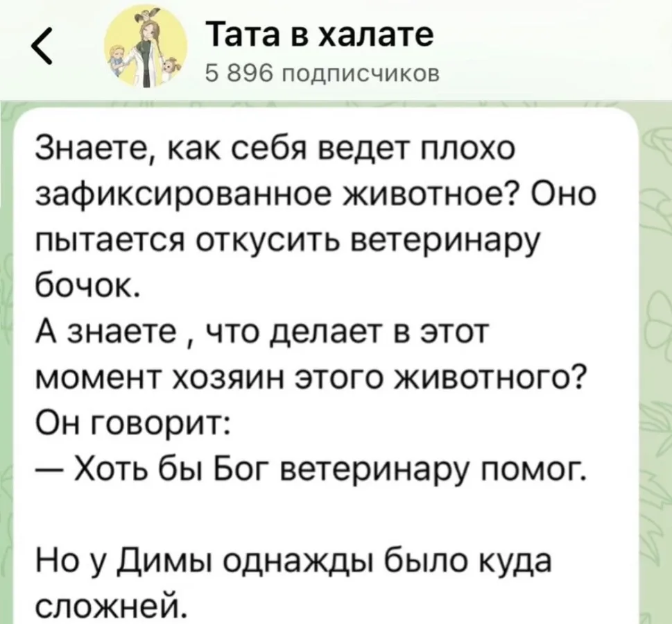 Изображение из сообщения канала