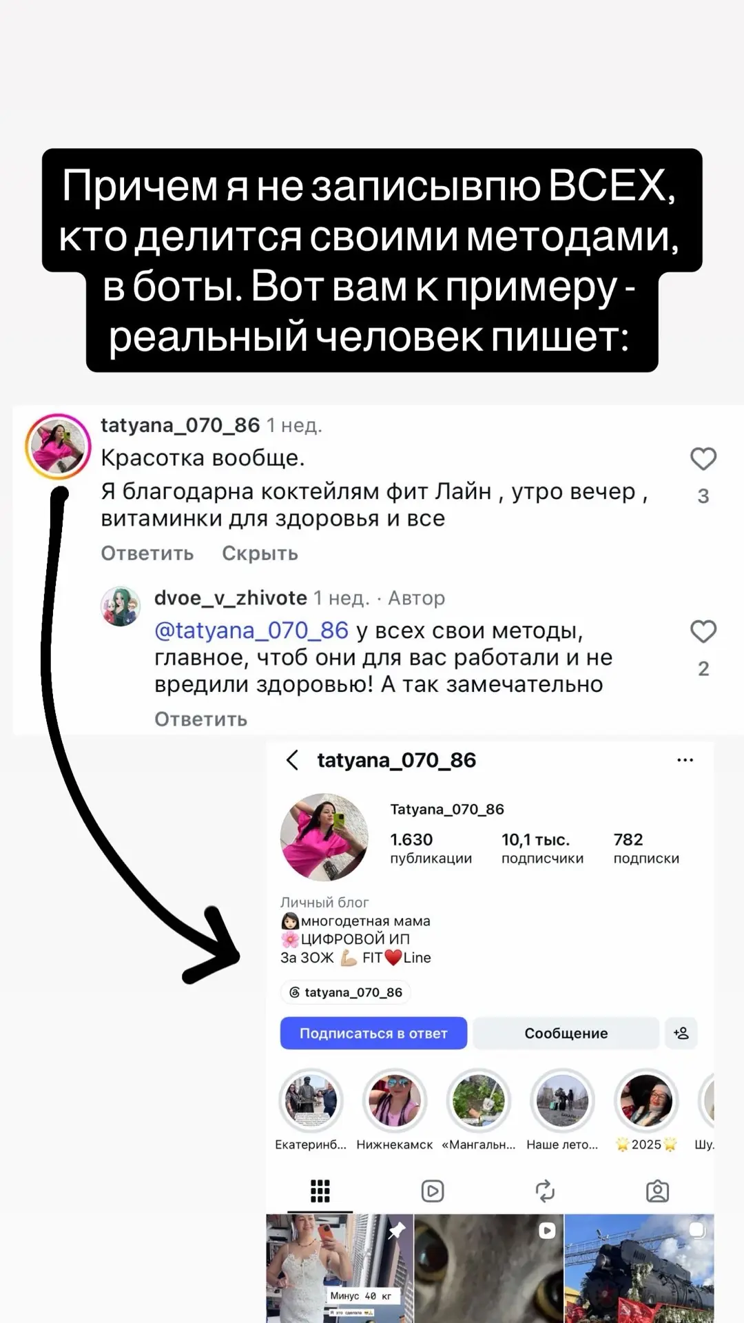 Изображение из сообщения канала