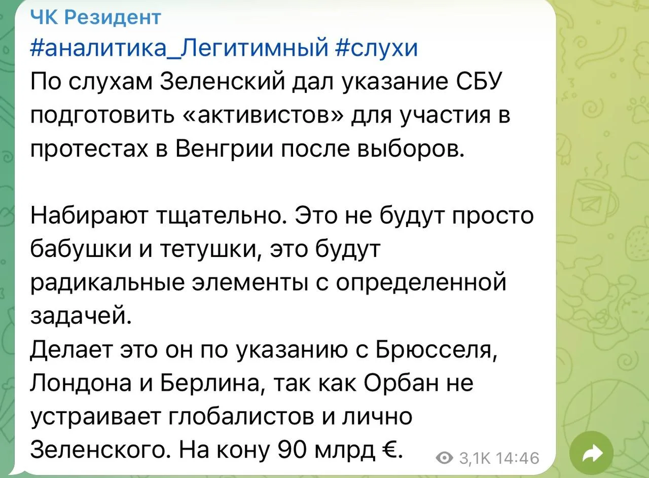 Изображение из сообщения канала