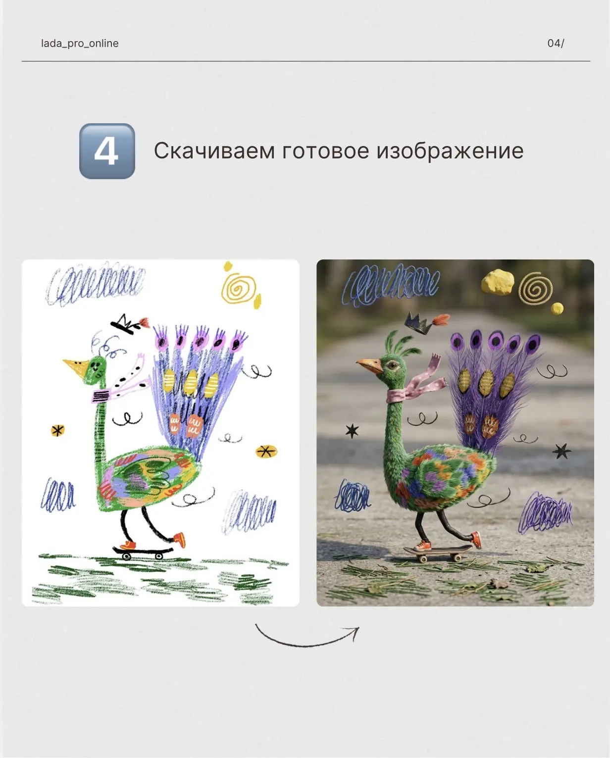 Изображение из сообщения канала