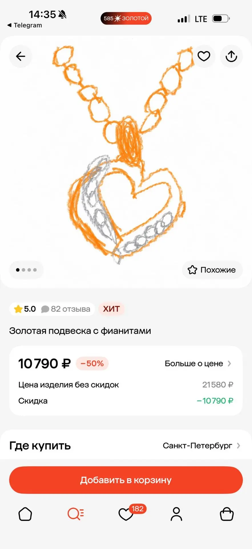 Изображение из сообщения канала