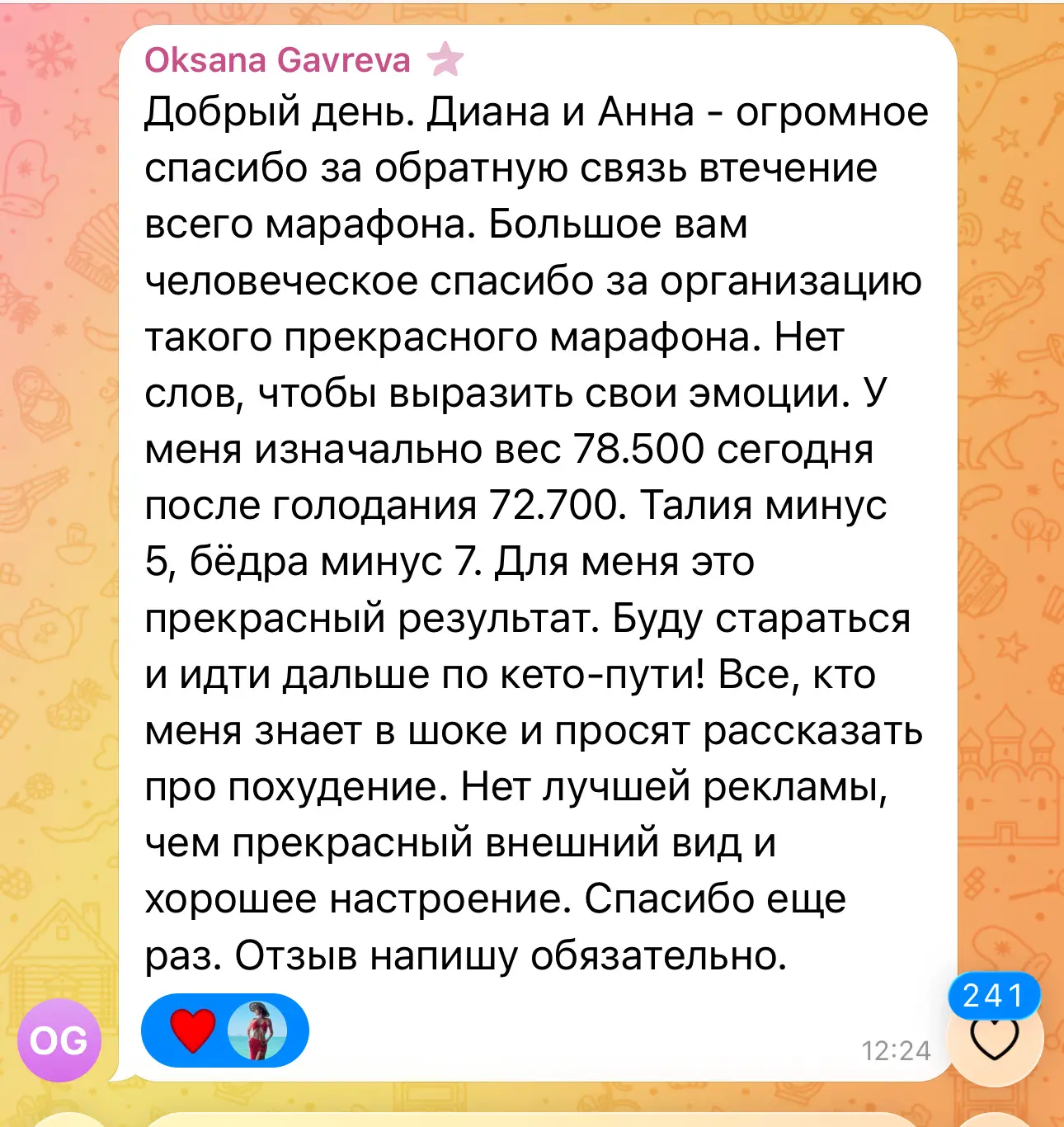 Изображение из сообщения канала