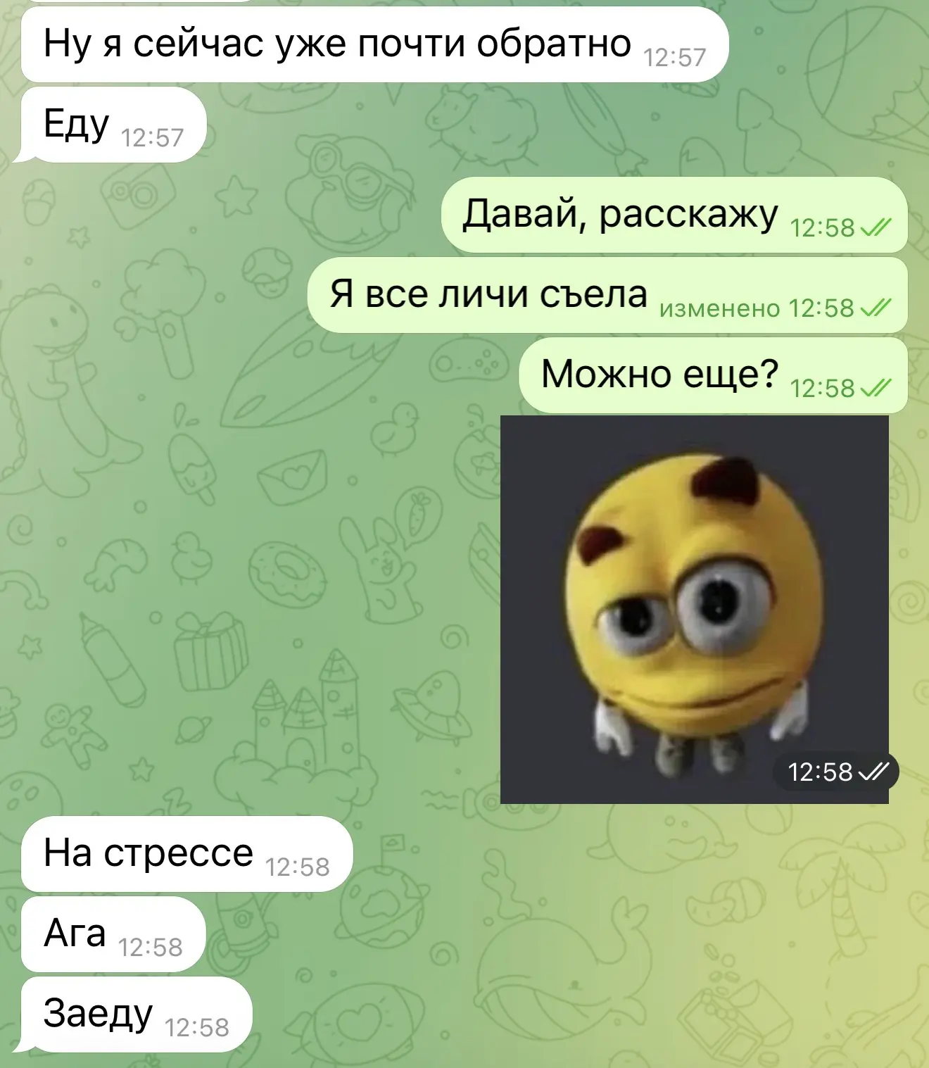 Изображение из сообщения канала