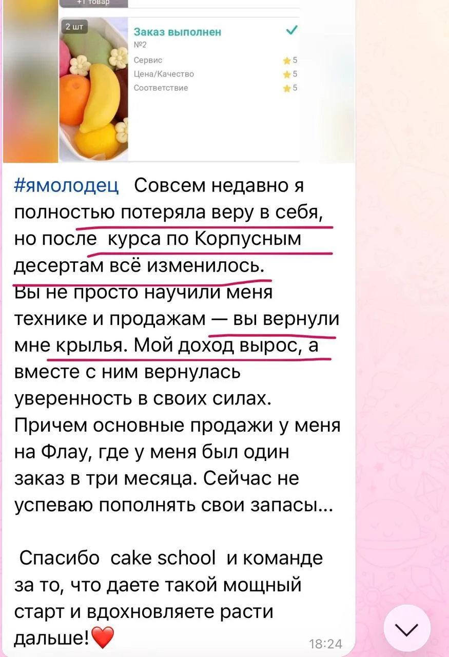 Изображение из сообщения канала